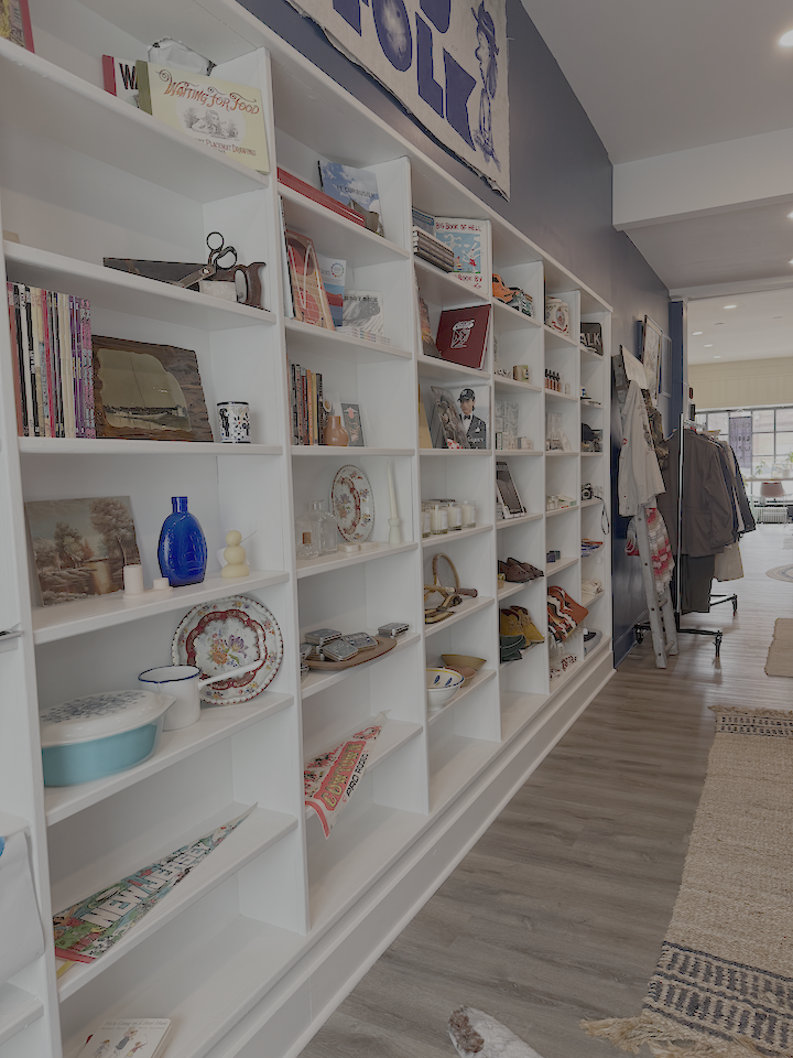 handmade local housewares and found objects